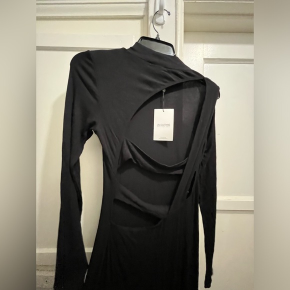 LNA Merredin ribbed maxi dress w/back cutout New NWT size Small - Picture 6 of 13